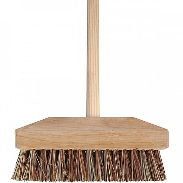 Luiwagen - Schrobbezem - Union - 22 cm - Houten steel - 140 cm