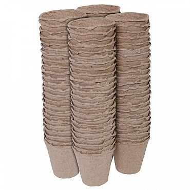 Turfpotjes rond 6cm (96 stuks)