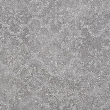 Solido Ceramica 30MM Disegno Antracite decor 90x90x3 cm rett