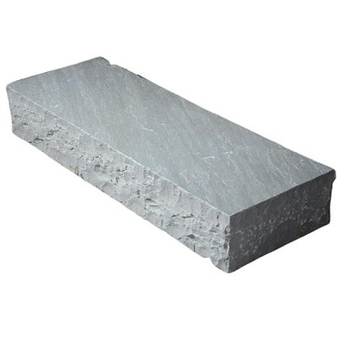 Kandla gres traptrede gekapt 100x35x14-16 cm. grijs