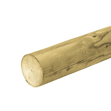 Rondpaal met barstvoeg ø12x600