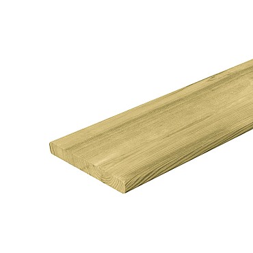Grenen geschaafde plank 1,5x14x360