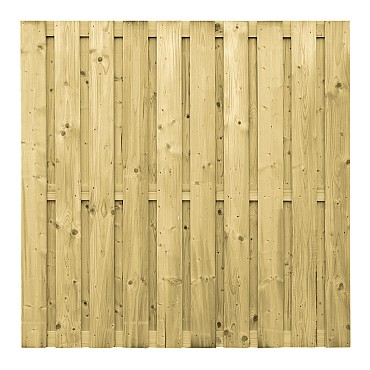 Plankenscherm 19-planks 180x180 cm
