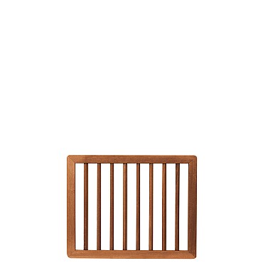 Bangkirai tuinpoort Kader 80x100 cm