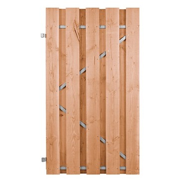 Douglas deur geschaafd 190x100 cm - stalen frame - universeel