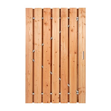 Douglas deur geschaafd 190x120 cm - stalen frame - universeel