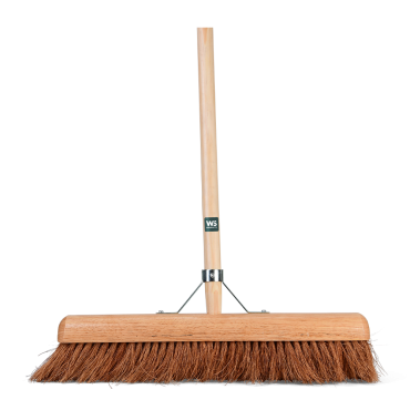 Kokosbezem voor het invegen van polymeerzand