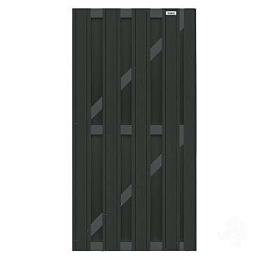 Composiet tuindeur Design Antraciet 90x180 cm