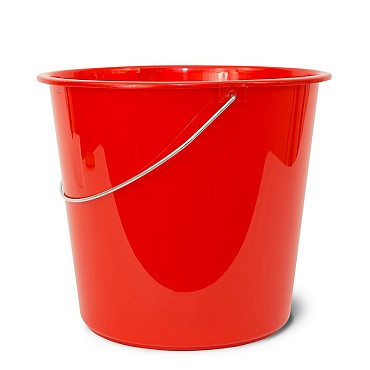 Emmer assorti kleur 10 liter hard kunststof