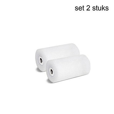 Lakrol schuim, recht 5 cm ø 15 mm-2 st