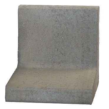 L-hoekelement  40x40x40 cm Antra