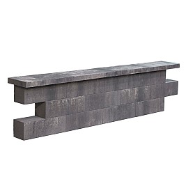 Gsb Block GSB Brushed Block 15x15x45 cm Park - GSB Tuinmaterialen