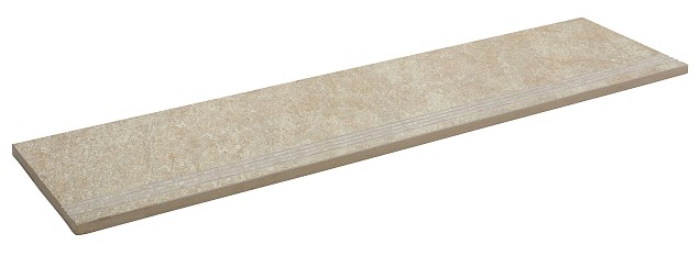 Anadolu Beige traptrede** 120x30x2 cm (vooraanzicht gezoet)