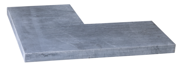 Hoek vijverrand Blue Stone Linea 50/25x50x3 cm