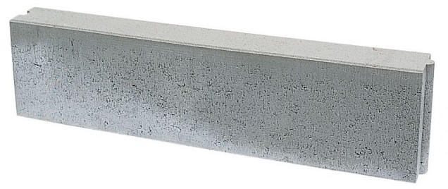 Opsluitband grijs 10x30x100 cm met h-d