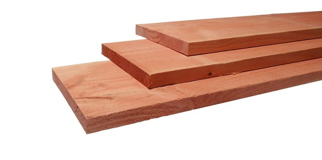 Douglas FSC gezaagd 22x200x4500mm bc