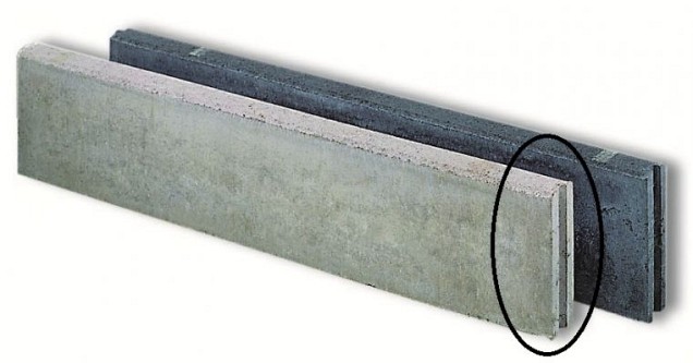 Opsluitband grijs 10x20x100 cm