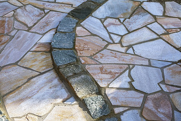 Rio Sunrise flagstones Extra 25-40 mm