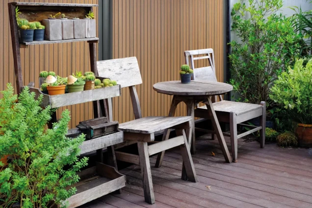 Composietscherm LineaFence Ipé - 180x180 cm