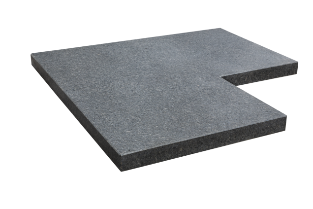 Hoek vijverrand Pacific Waterjet 50/25x50x3 cm