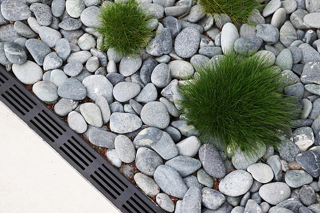 Beach Pebbles antracite  3-6 cm