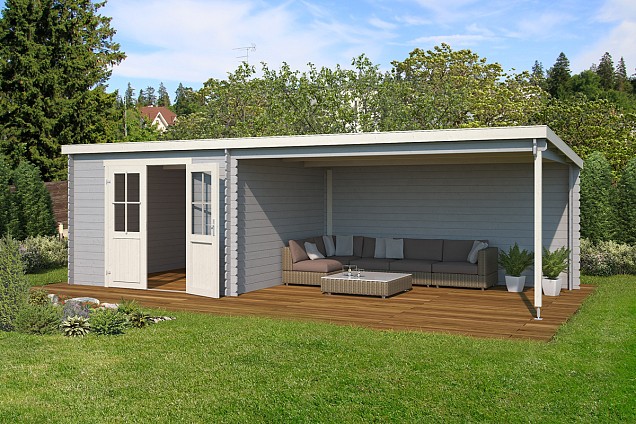 Blokhut St. Louis 661x292 Platinum Grey-Wit