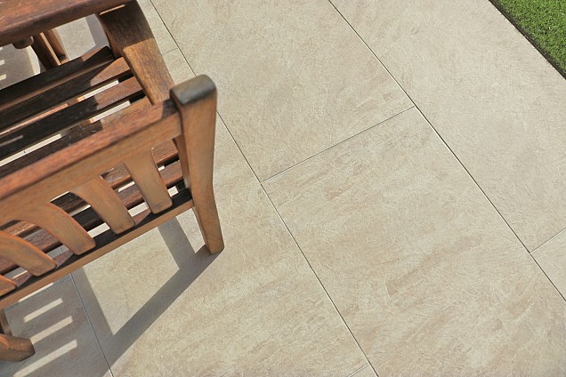 Keramische tuintegel 60x60x2 cm Balkan Gold
