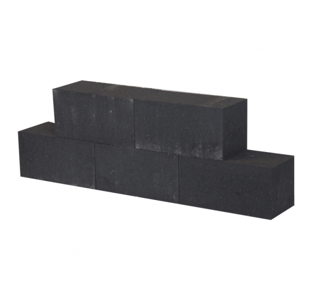 Patioblok strak 60x12x10 cm antraciet