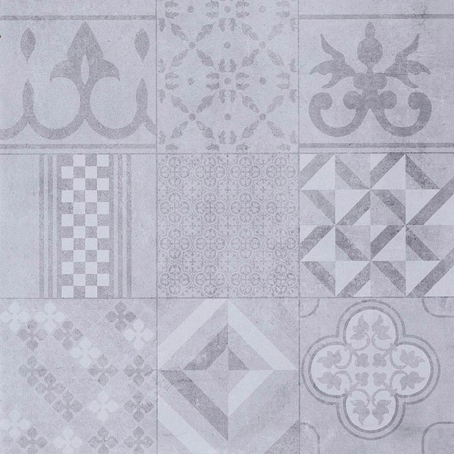 Keramische tuintegel GeoCeramica® 60x60x4 cm Mosaik Grey