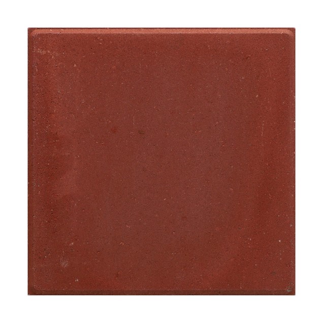 Betontegel 50x50x7 cm groot facet rood HK