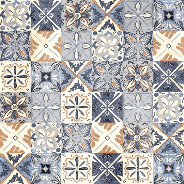 Keramische tegel 60x60x1 DueDecora Multicolor