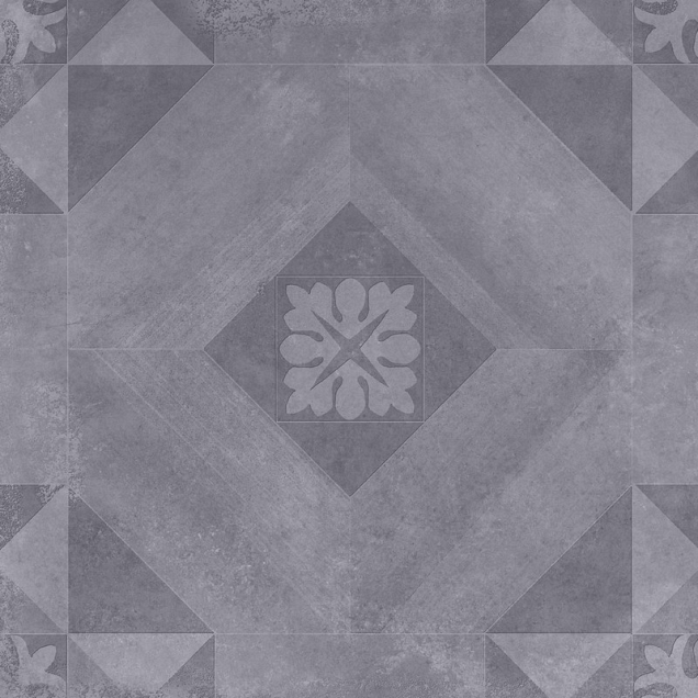Keramische tegel Keramiek 60x60x1 Symbol Block Black