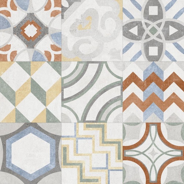 Keramische tegel Keramiek 60x60x1 Porto Mix