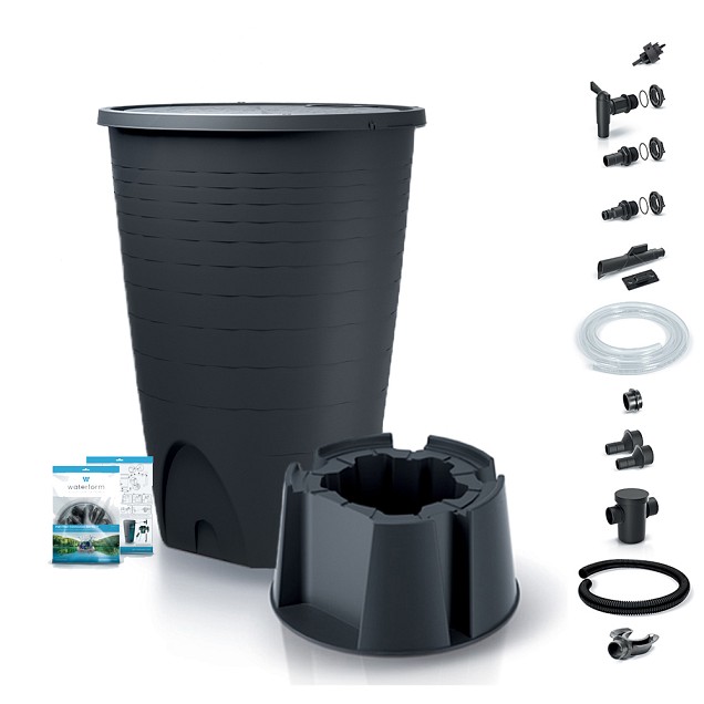 Peruno regenton Set voet+vul antraciet *NIEUW*