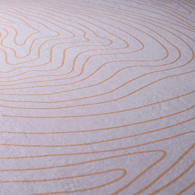 Keramische tegel TD Decor ø60 cm x 2 cm - Model B - Dunes