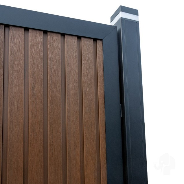 Composietscherm LineaFence Ipé - 180x180 cm