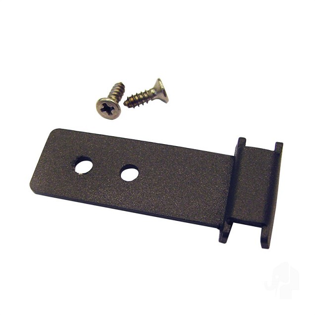 Tie-clip (tbv Modular/M&M tuinscherm) verpakt per setje (compleet) [antraciet gepoedercoat] bc