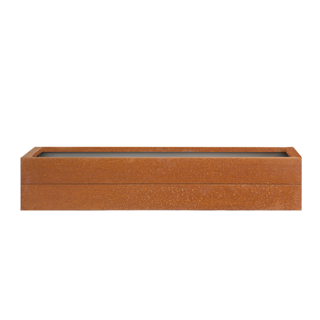 Bloembak corten 180x90x70 cm