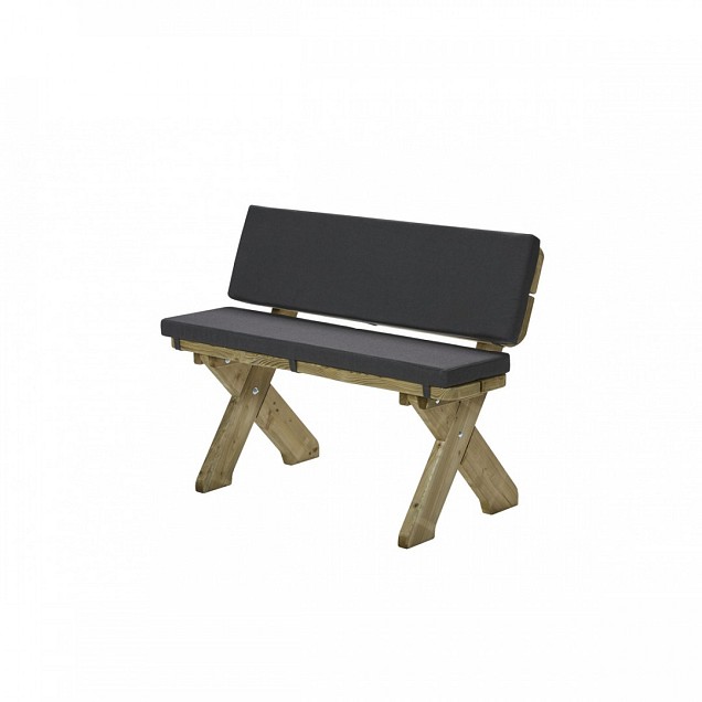 Kussen  120cm, antraciet