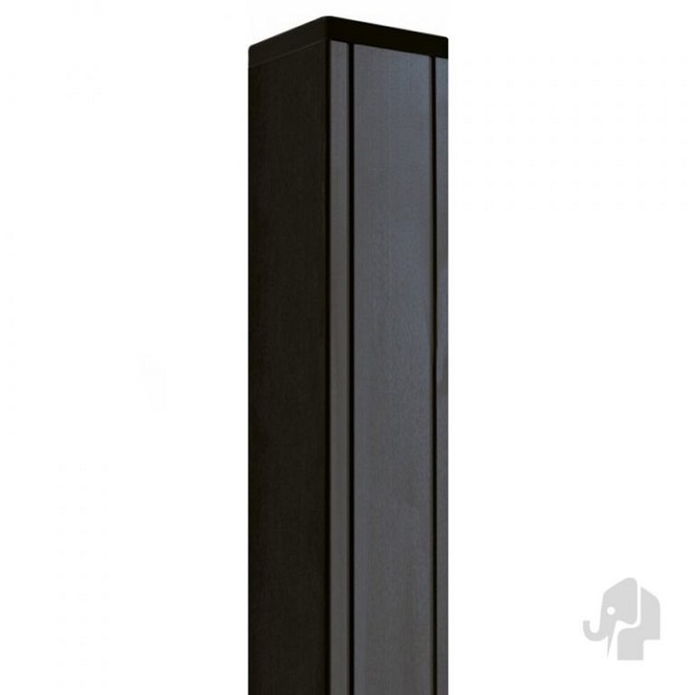 Aluminium schuttingpaal 9x9 cm antraciet