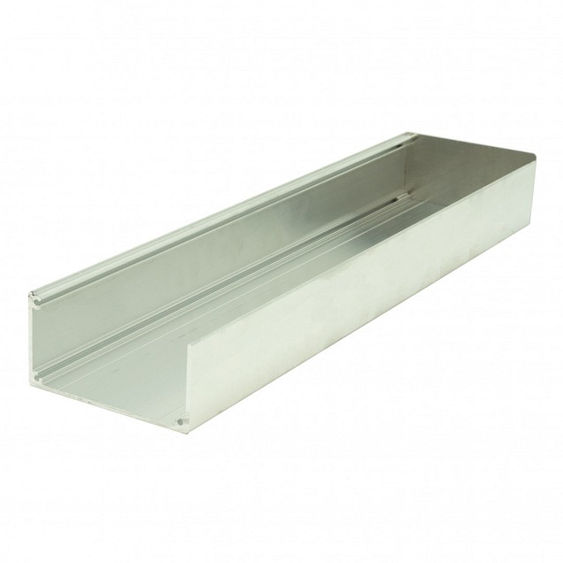 Pext Gootset Bakgoot - 4160 mm - blank aluminium