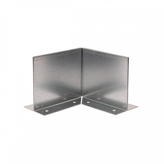 Inwendige hoek Double (flg) 10 cm verzinkt