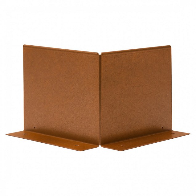 Uitwendige hoek Double (flg) 10 cm corten