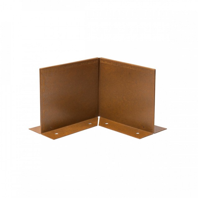 Inwendige hoek Double (flg) 16.5 cm corten