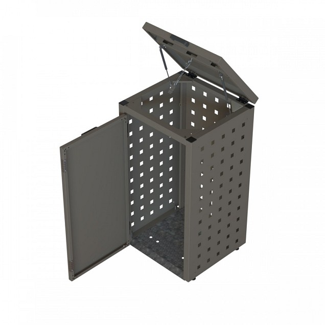 Kliko ombouw 120 Liter taupe met klep