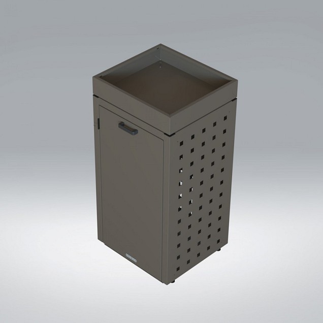 Kliko ombouw 120 Liter taupe met tuinbak