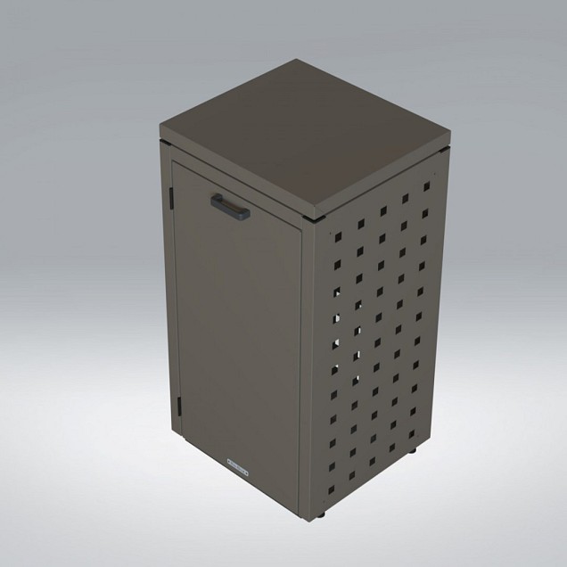 Kliko ombouw 120 Liter taupe met vaste deksel