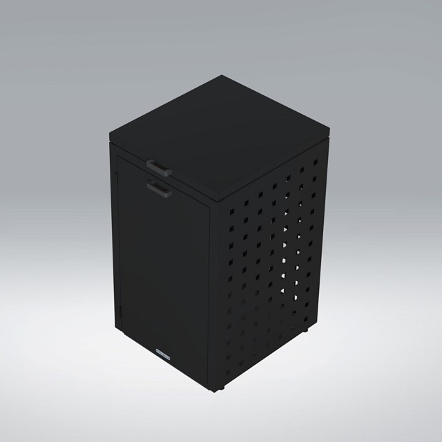 Kliko ombouw 240 Liter grafiet zwart met klep