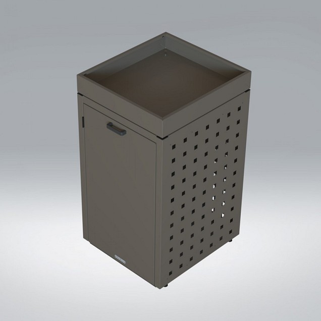 Kliko ombouw 240 Liter taupe met tuinbak