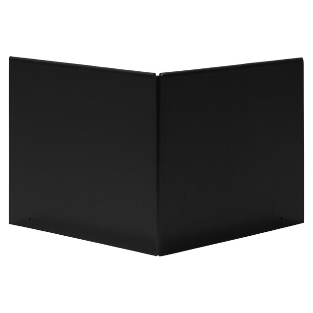 Uitwendige hoek Kantopsluiting Single & Single Flex 10 cm Grafietzwart
